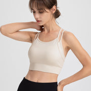 Delicate Strap Sports Top for Women - Sporty Casual Style
