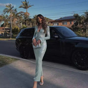 Elegant Party Dress Midi-length Skirt Sexy
