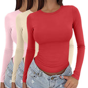 Women's Long-Sleeved T-Shirt Pullover