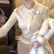 Gentle Girly Long-Sleeved Shirt for Women