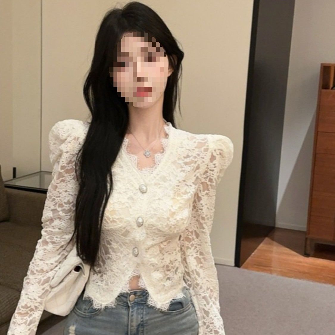 Lace Crochet Top