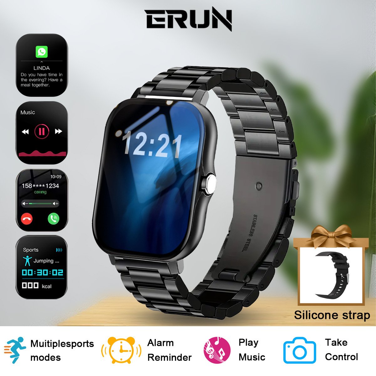 Track Your Fitness with Smart Pedometer Watch