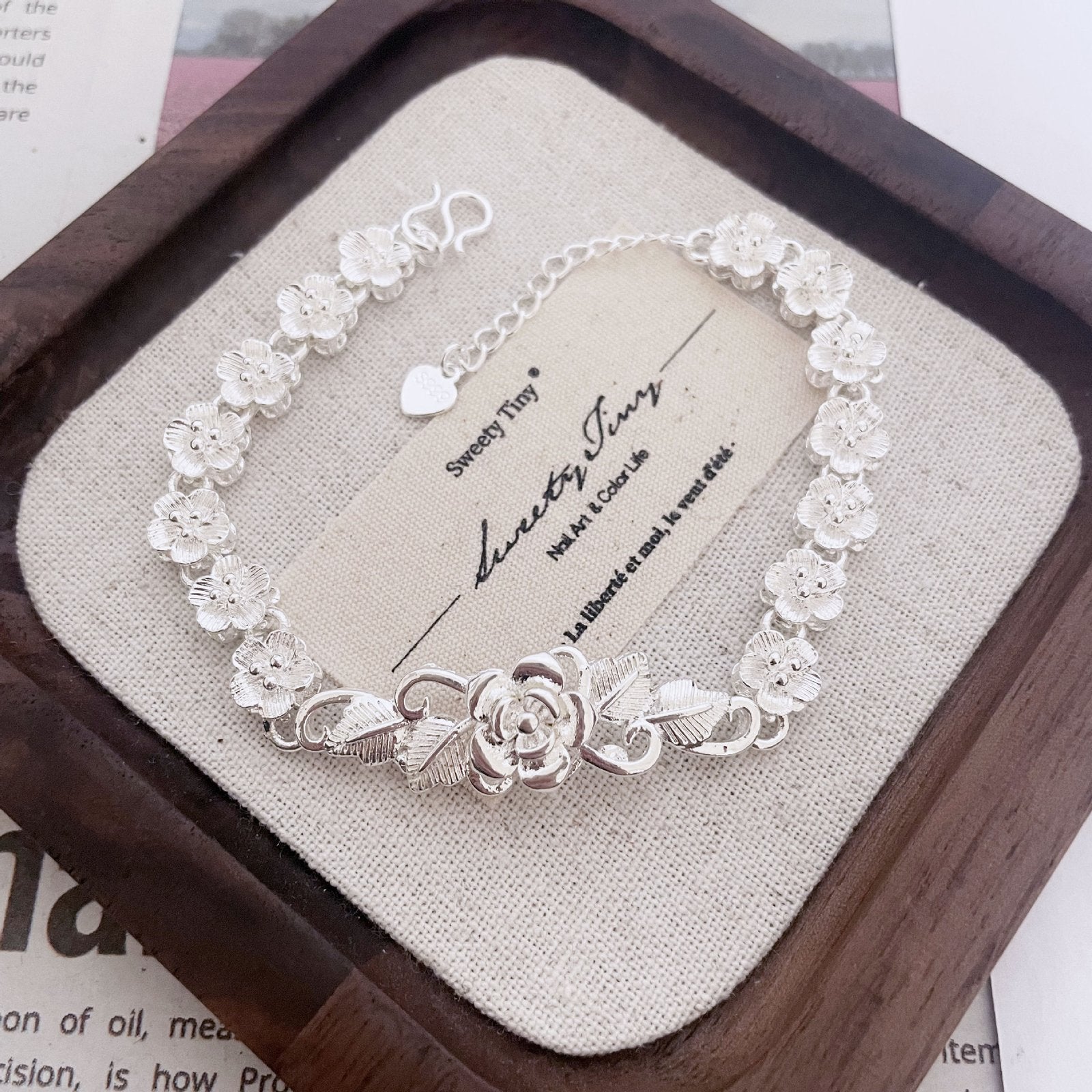 Silver Bloom Bracelet