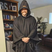 Winter Punk Hooded Cape for Men and Women