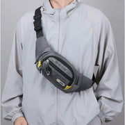 Men's Sports Waist Bag with Multiple Pockets