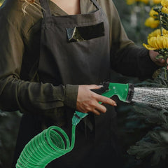 5-Function Garden Hose with Water Gun Nozzle