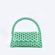 Candy-Colored Handmade Beaded Handbag