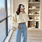 Cozy Women's Knit Sweater - Soft Autumn Winter Sweater