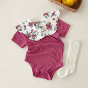 Soft Newborn Onesie for Girls - Breathable & Cozy