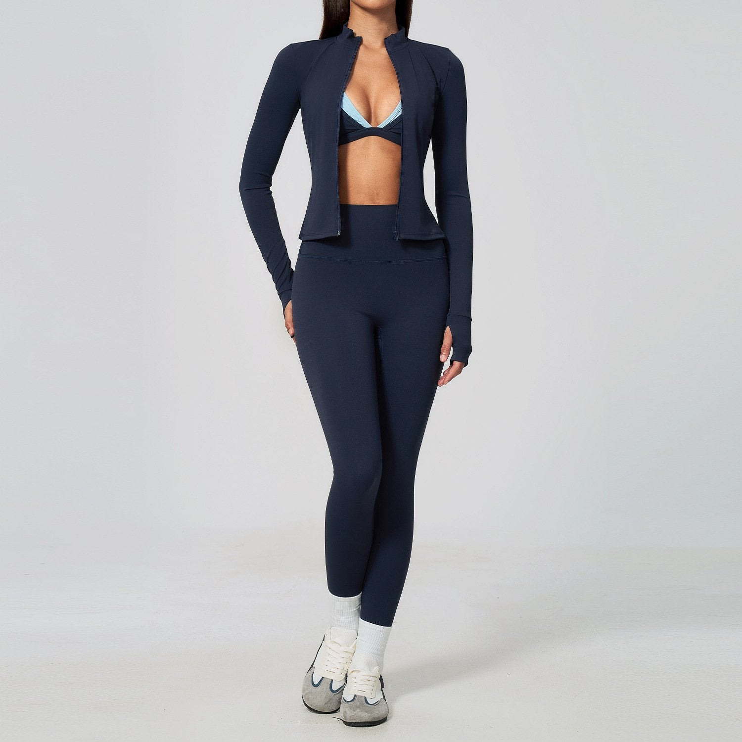 Lightweight Yoga Three-piece Set for Women - Quick Dry & Moisture Absorbent