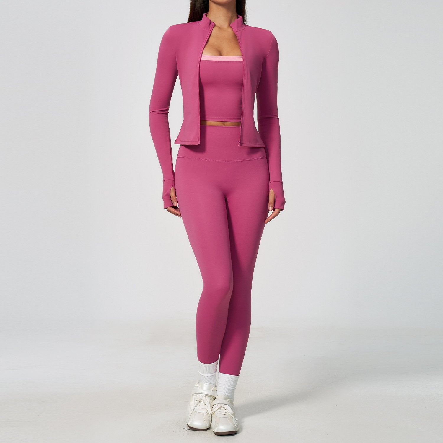Tight-fitting 3-Piece Sports Set for Women