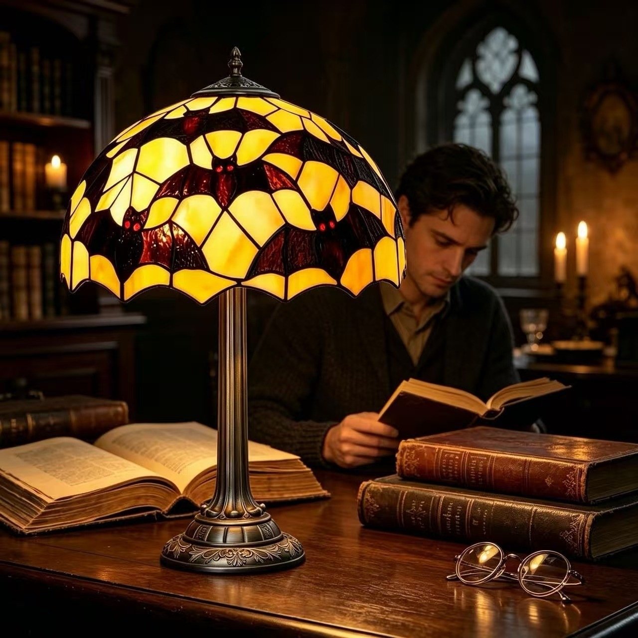 Personalized Bat Table Lamp - Unique Home Decor