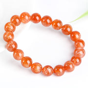 Golden Sunstone Round Bracelet