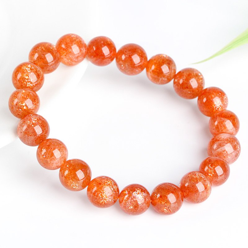 Golden Sunstone Round Bracelet