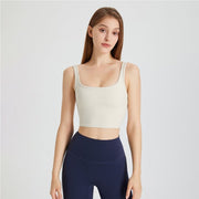 Full-Cover Yoga Sports Bras for Women 2-Pack