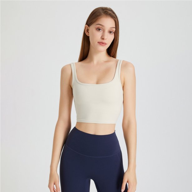 Full-Cover Yoga Sports Bras for Women 2-Pack