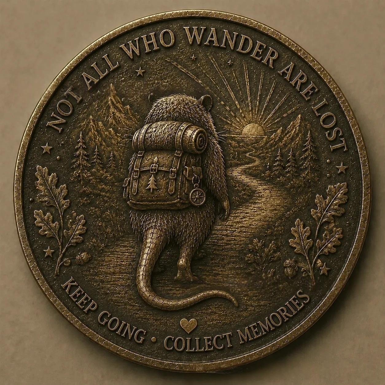 Lucky Travel Coin Ornament