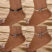 Personalized Woven Adjustable Anklet for Women