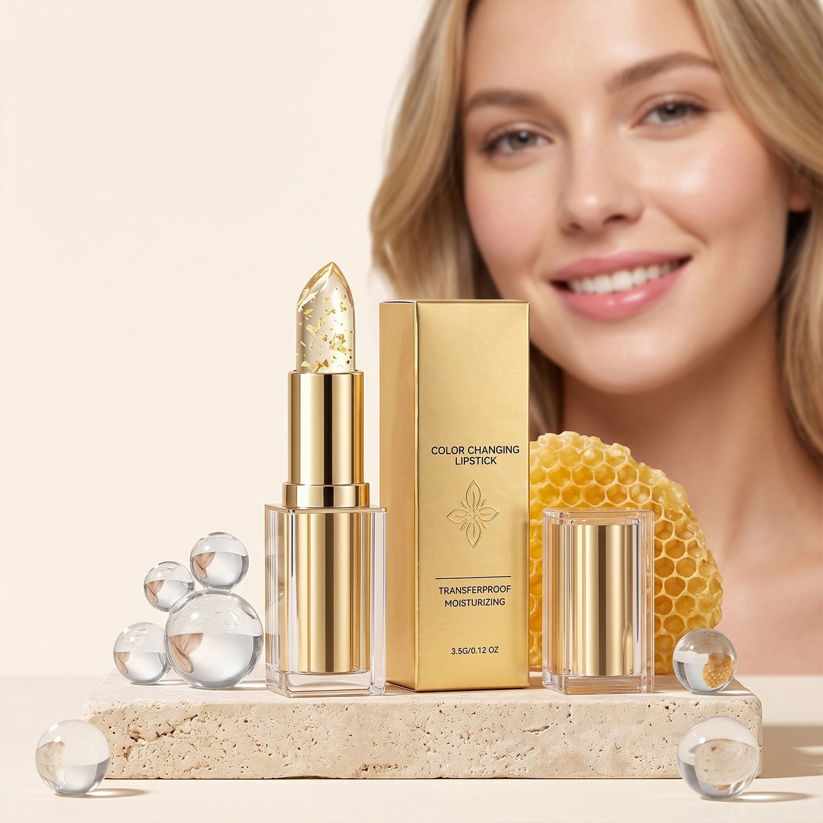 Color-Changing Moisturizing Lip Balm - Soft, Hydrated Lips