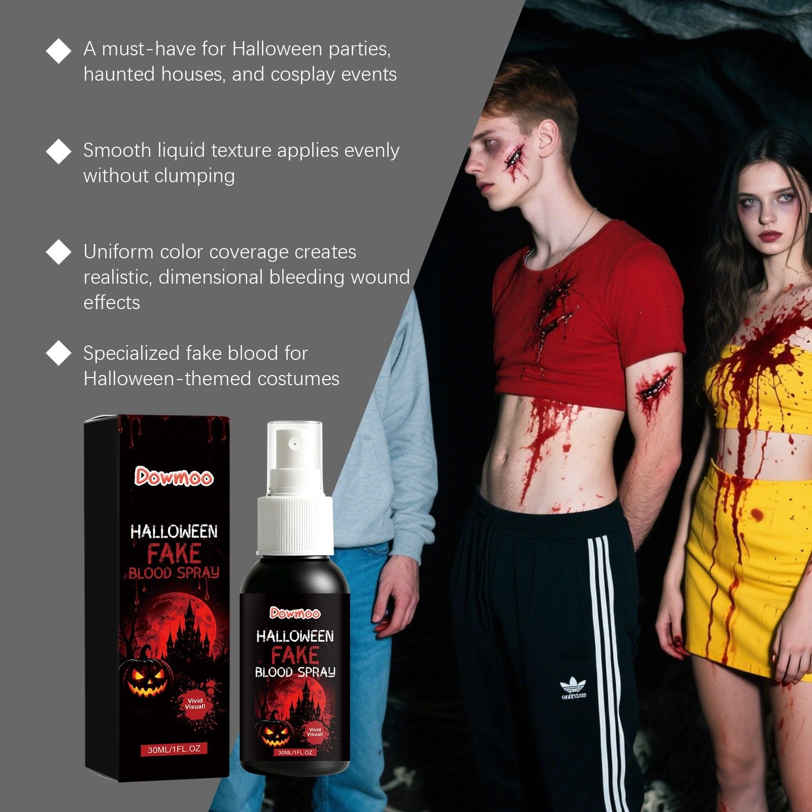 Realistic Fake Blood Spray for Halloween