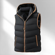 Men's Insulated Hooded Vest for Cold Weather