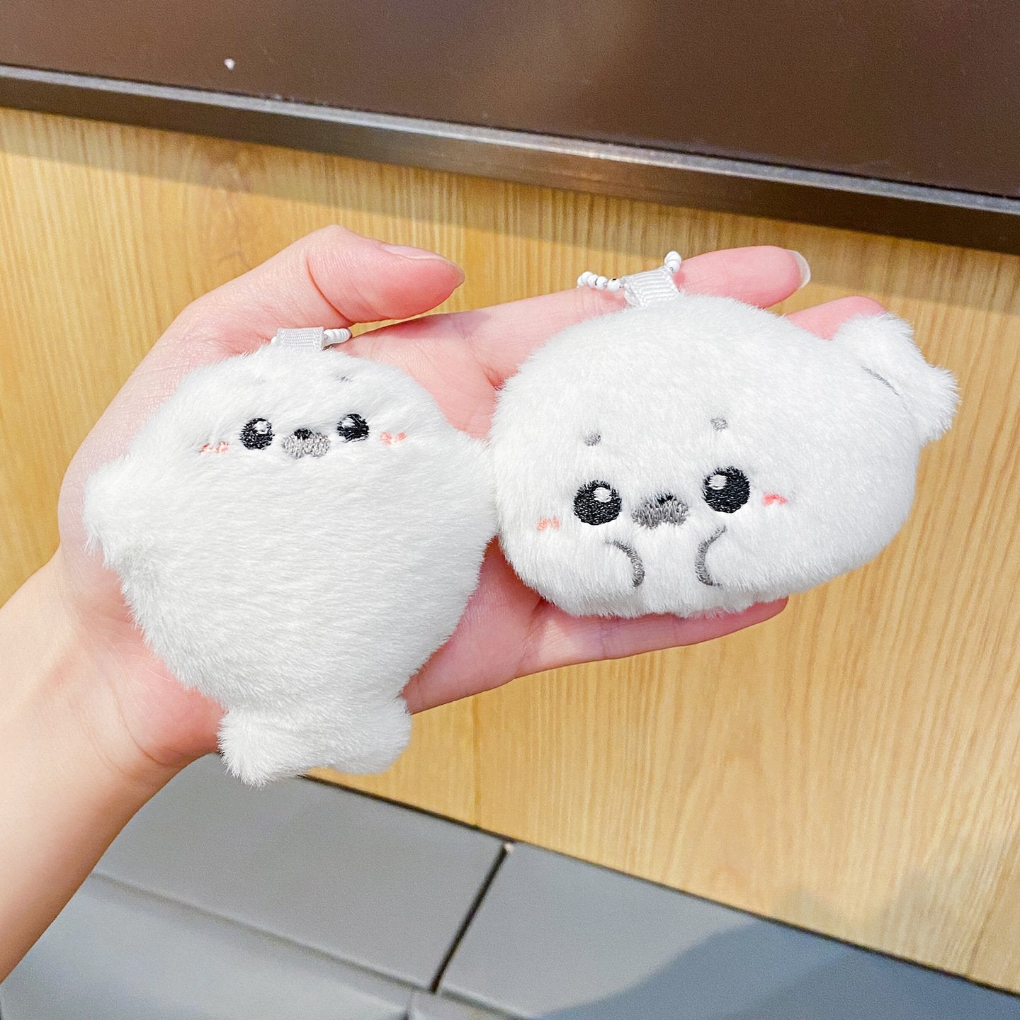 Cute Cartoon Seal Keychain