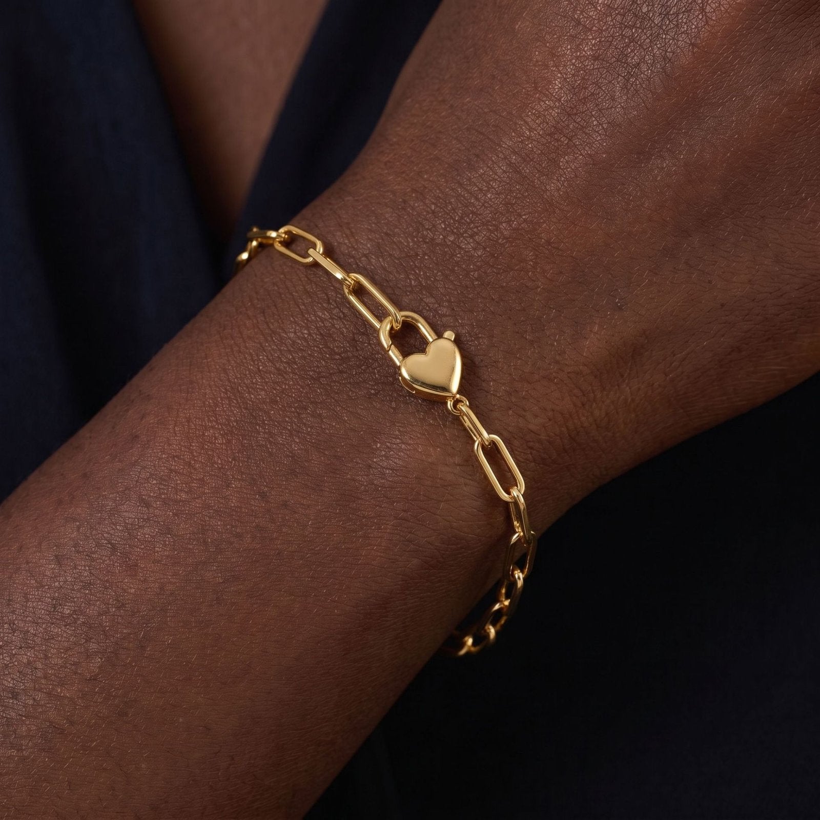 Zodiac Birthstone Heart-Shaped Knot Pendant Bracelet