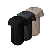 Comfortable Faux Cotton Long Sleeve Tee