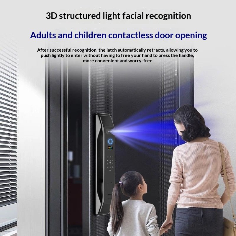 Smart Door Lock with Facial Recognition & Video Intercom
