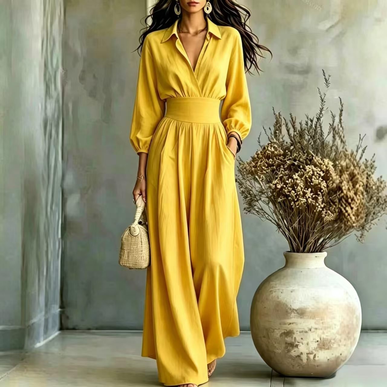 Elegant High-Waist Jumpsuit for Women