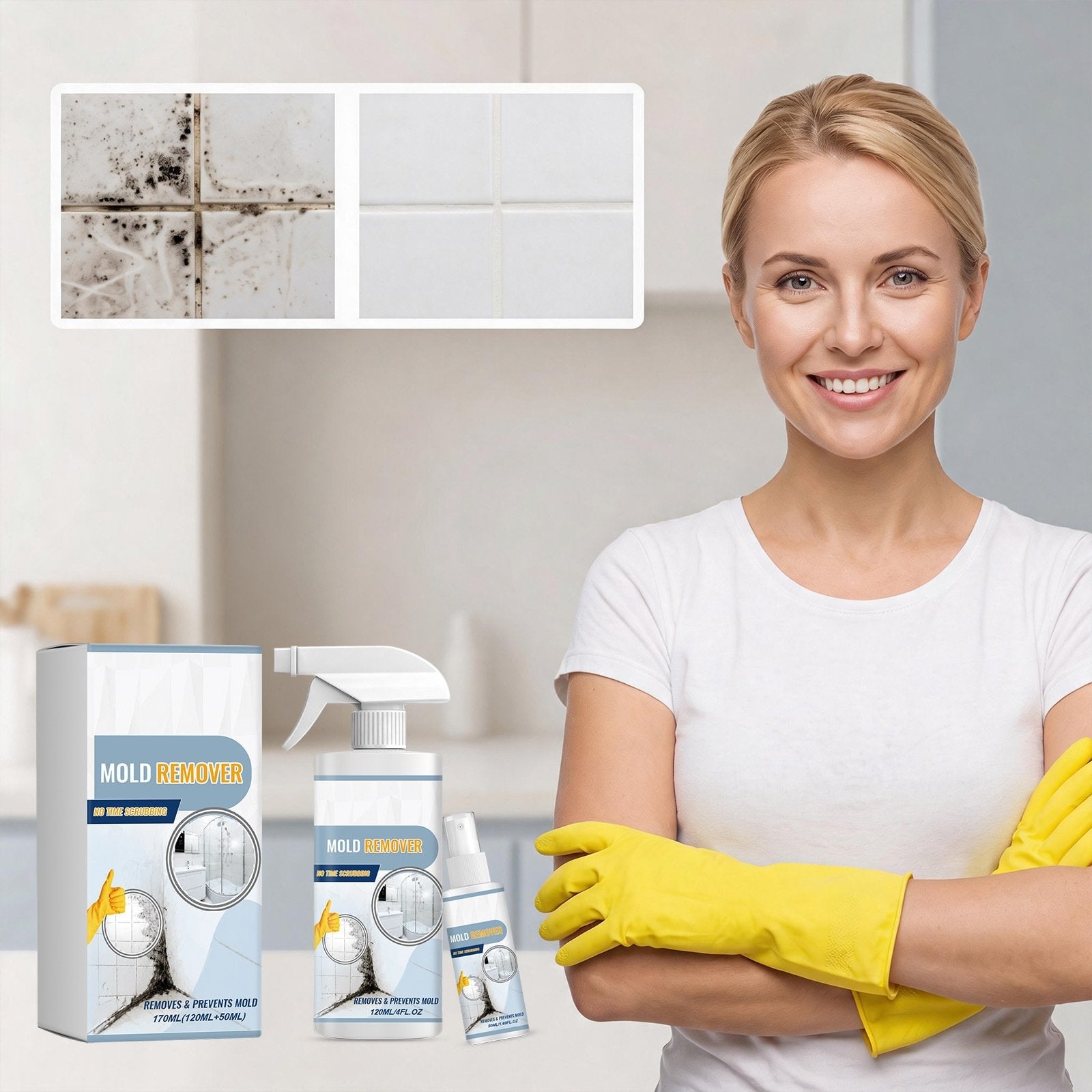 Powerful Mold Remover for Surfaces