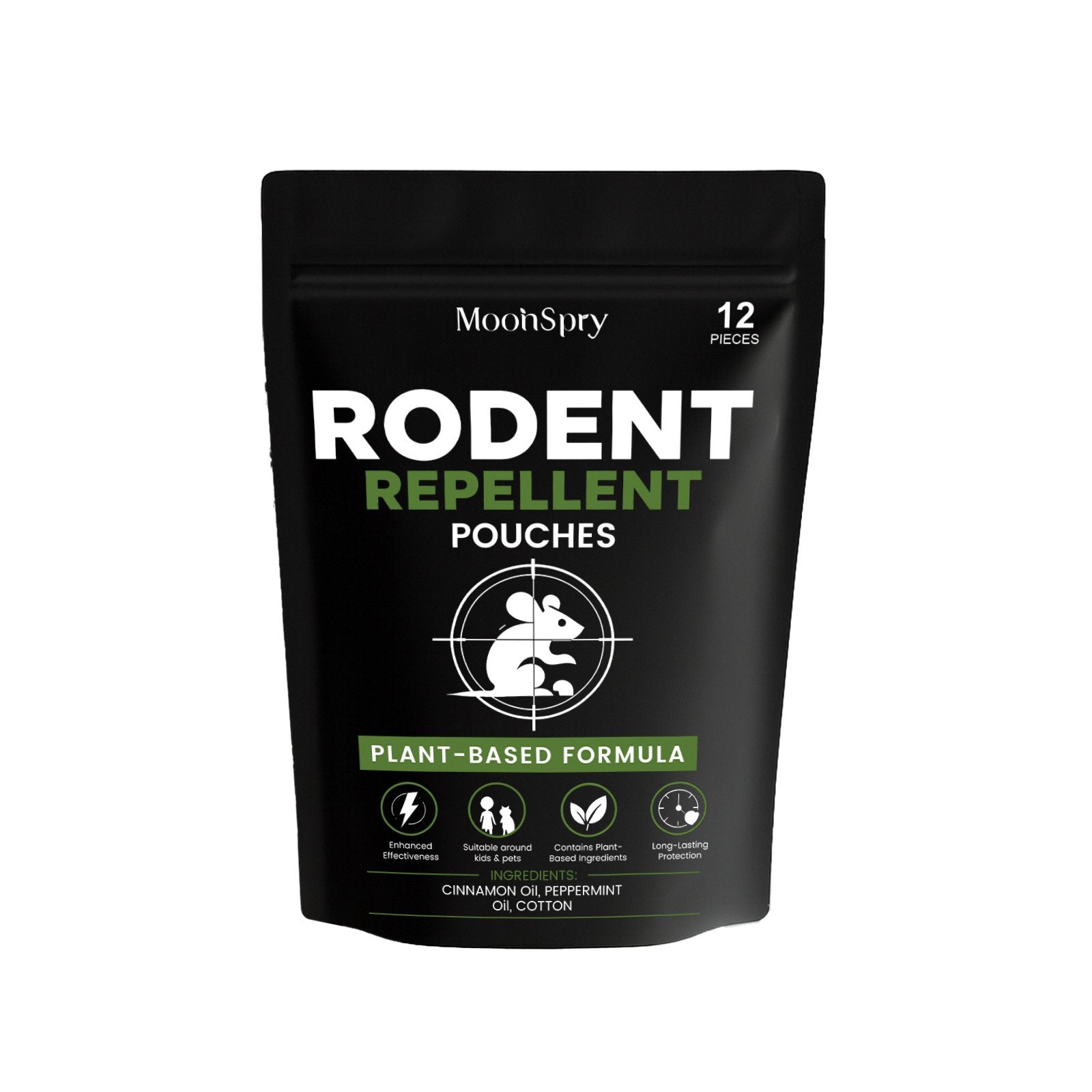 Natural Rodent Repellent Pouches - 12 Pack