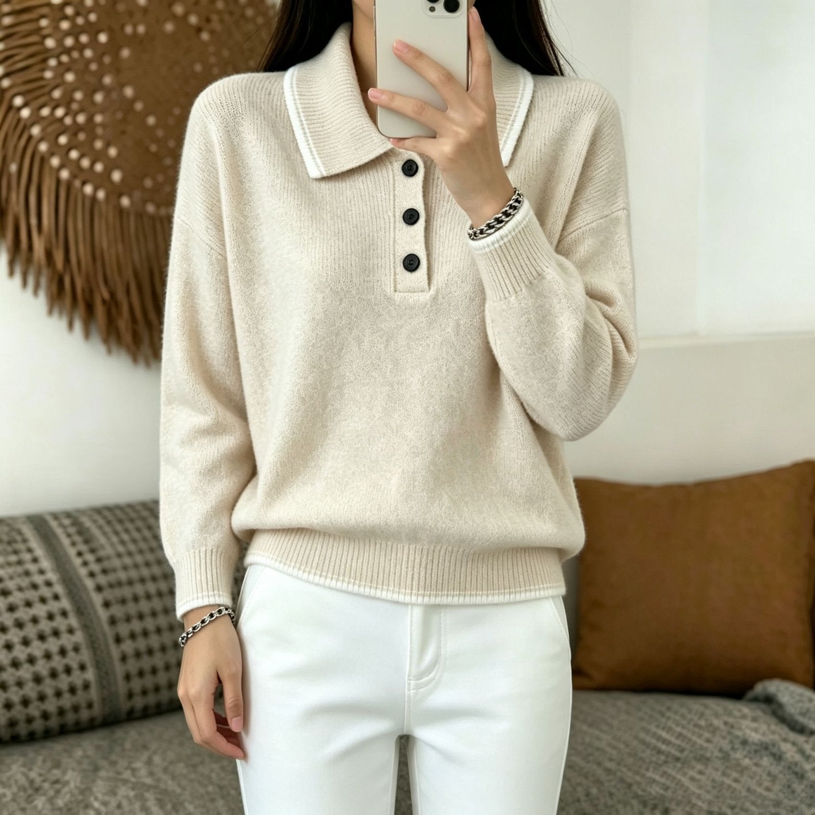Casual Long-sleeve Sweater for Women