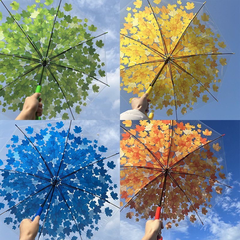 Stay Dry in Style with Maple Leaf Umbrella