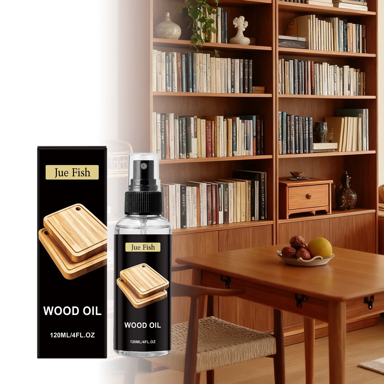 Restore Furniture Shine with Easy Dust Removal Oil