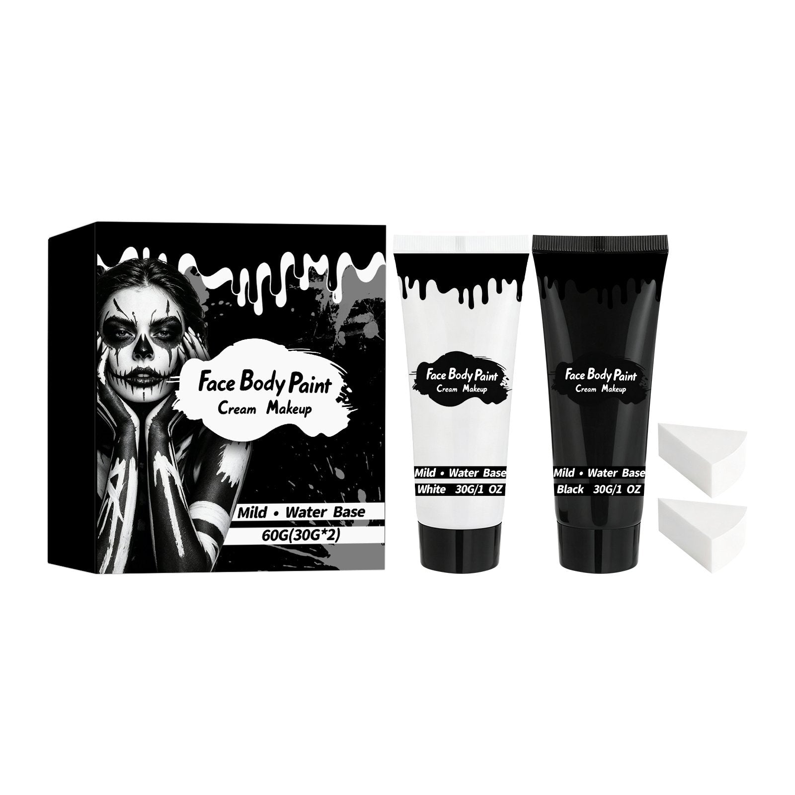 Halloween Body Painting Set for Adults & Kids