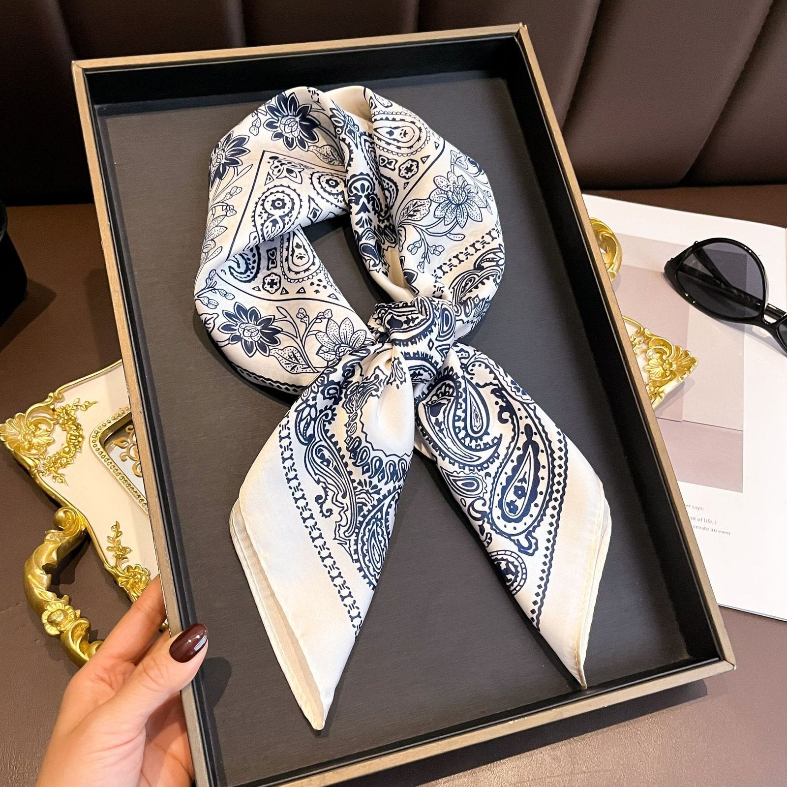 Elegant Chic Silk Scarf for Women