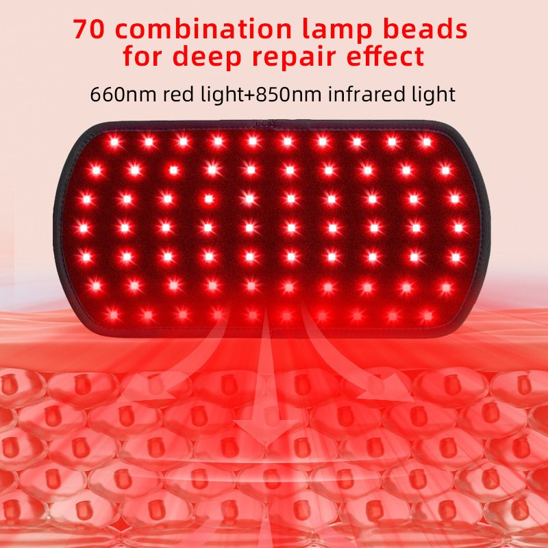 Relax with Dual-Band Infrared Light Therapy Belt
