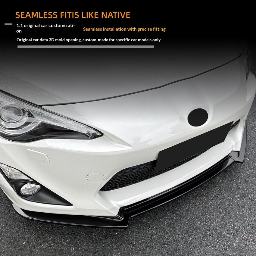 Enhance Your Ride: Front Lip Spoiler & Aerodynamic Accessory Kit