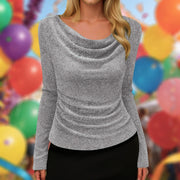 Autumn Winter Off-Shoulder Blazer for Women
