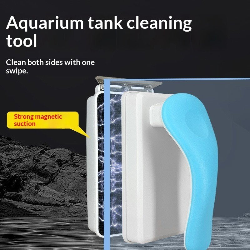 Large Magnetic Fish Tank Brush for Easy Cleaning