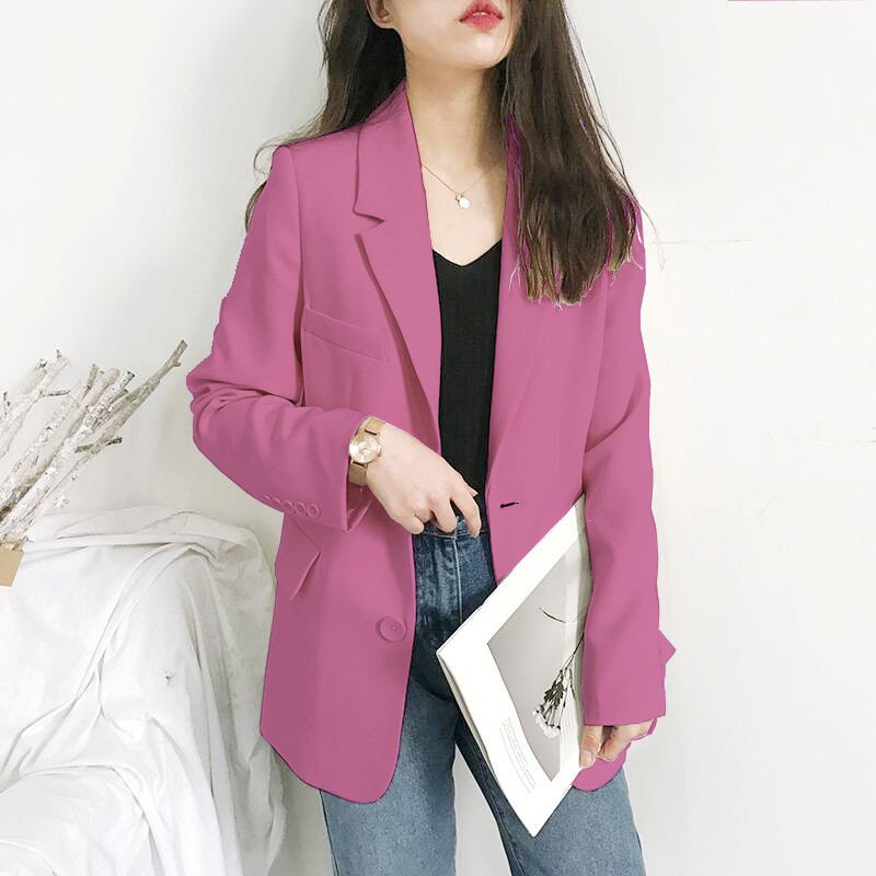 Women's Loose-Fit Long-Sleeve Jacket