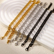 Minimalist Round-Brushed Bracelet