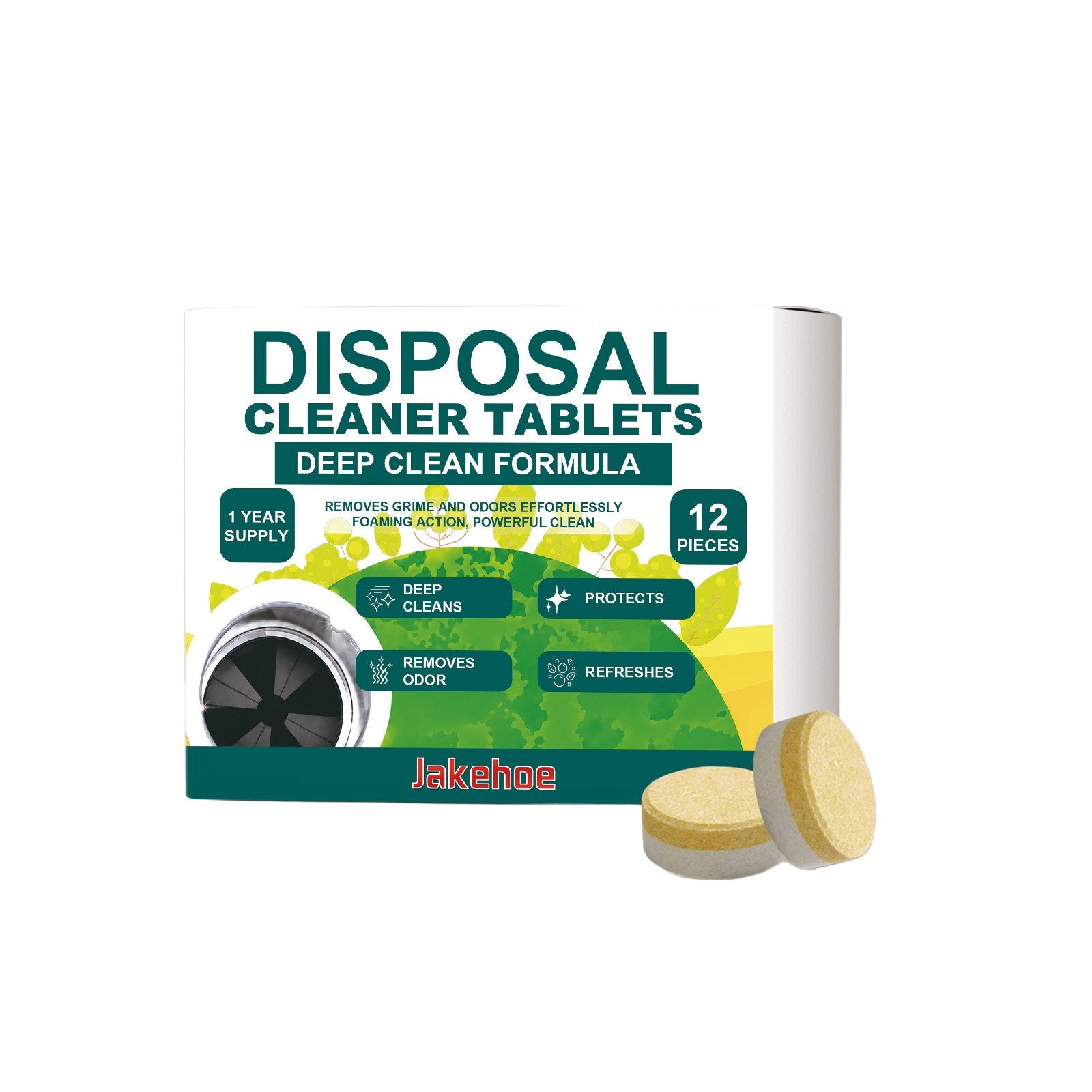 Effortless Drain Cleaning Tablets - 12 Pack