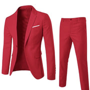 Formal Business Two-piece Set for Men - Slim Fit