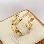 Personalized Retro Flame Totem Ring for Men