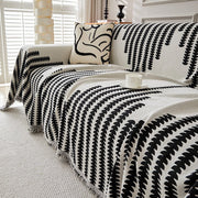 Modern Chenille Sofa Cover - Non-Slip Minimalist Design
