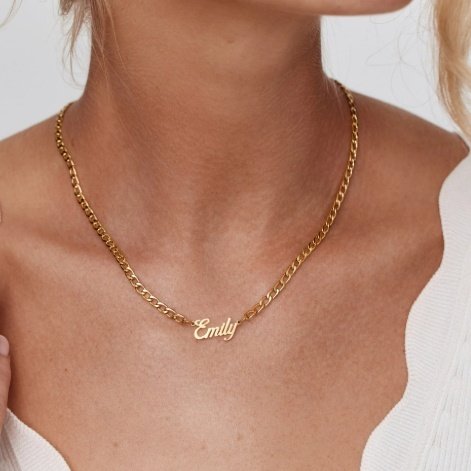 Stunning Stainless Steel Cuban Chain Necklace
