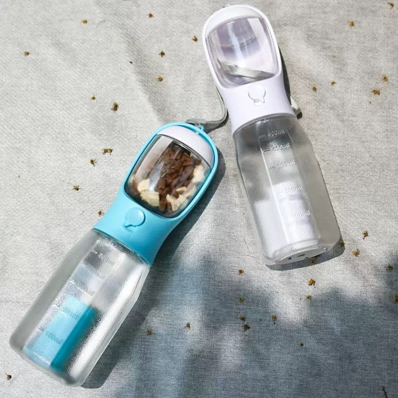 Portable Pet Water Bottle & Feeder Set