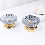 European Glass Ashtray for Living Room or Office Decor
